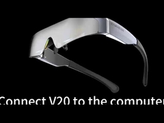 0.49 اینچ 1080P AR Smart Glasses 2000 Nits با رابط HDMI