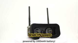 FPV Drone Goggles Inch 8 Channel Display Bright
