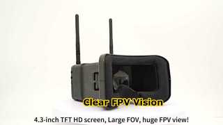 عینک FPV 4.3 اینچی Drone Vision