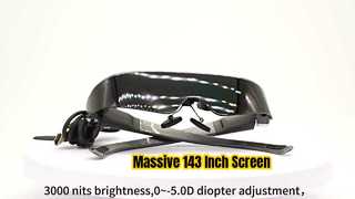 عینک غول پیکر 143 اینچی AR 1080p HDMI