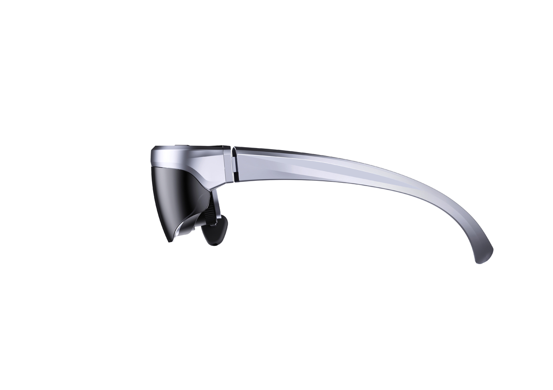1920x1200 OLED AR Smart Glasses 75°FOV USB-C/HDMI AR صفحه نمایش نصب شده بر سر