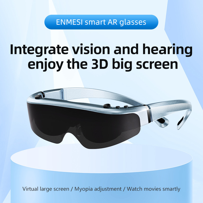 عینک های هوشمند USB-C AR با 1800 نیت FOV بزرگ 43 ° 1080P 60Hz OLED Head Mounted Display