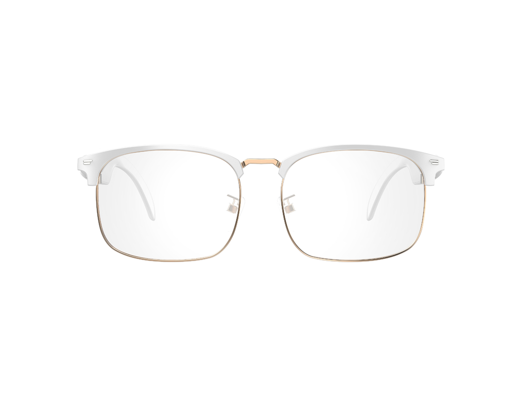 6 ساعت بلوتوث 5.3 Ultralight Smart Wireless Glasses برای تماس سیاه نقره