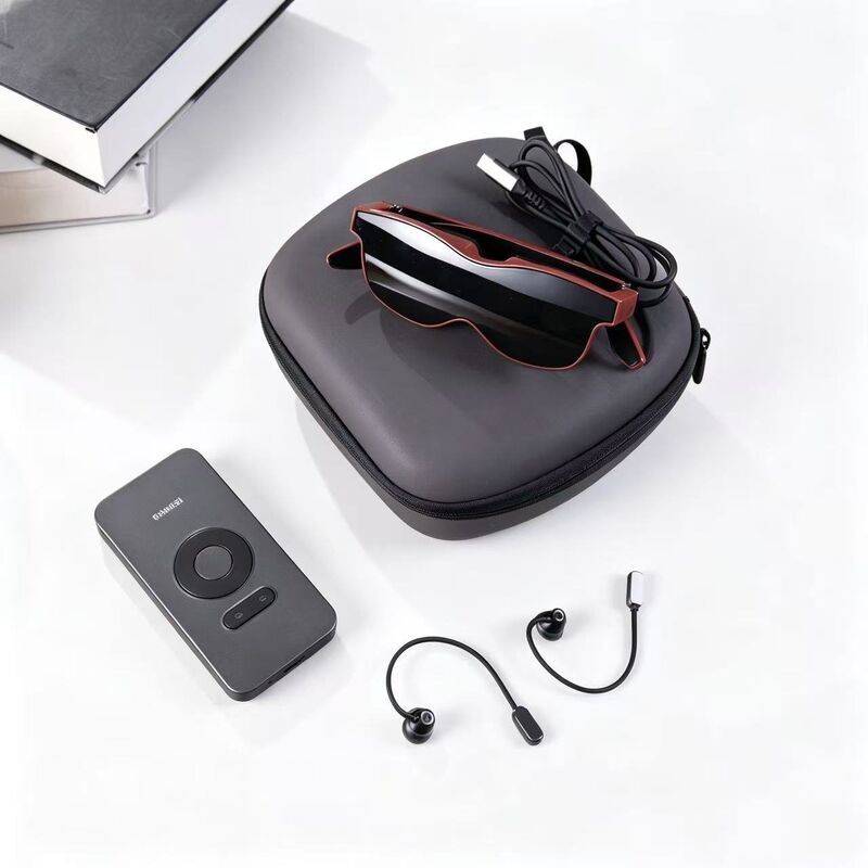 3840 * 1080 رزولوشن 70 درجه FOV نمایشگر سر نصب شده با دیوپتر +2.0D~-6.0D - عینک هوشمند AR