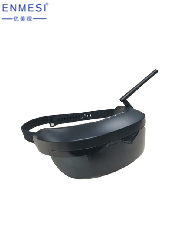 عینک ویدئویی FPV تک آنتن برای کامپیوتر پهپاد + مواد پوشش بیرونی ABS رنگ مشکی