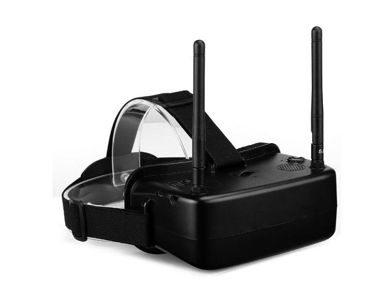 480×360 Pix AV IN FPV Goggles Mini 2 Inch Dynocular 48 Channel