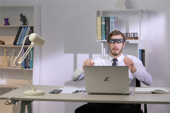 عینک هوشمند 3D VR سینمای خصوصی برای بازی / فیلم مواد ABS