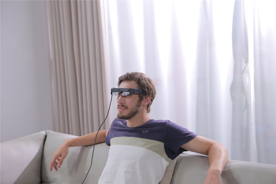 ENMESI V20 1080P 43 درجه HMD واقعیت مجازی 3D با WIFI و بلوتوث