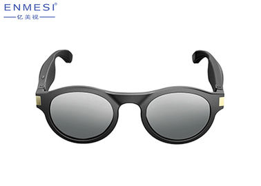 UV400 Wearables عینک آفتابی محافظ در برابر اشعه ماوراء بنفش 120 میلی آمپر ساعت IPX4 عینک هوشمند بلوتوث